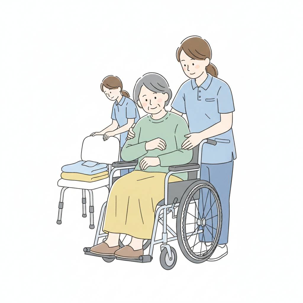 拘縮のある利用者への日常ケアの工夫|無理に伸ばさず清拭・更衣・移乗を安全に